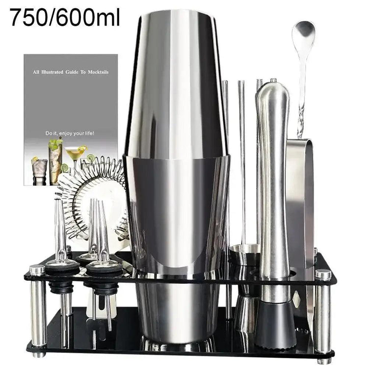 13-22Pcs Boston Cocktail Shaker Bar Tools - Alb3rt & Co.