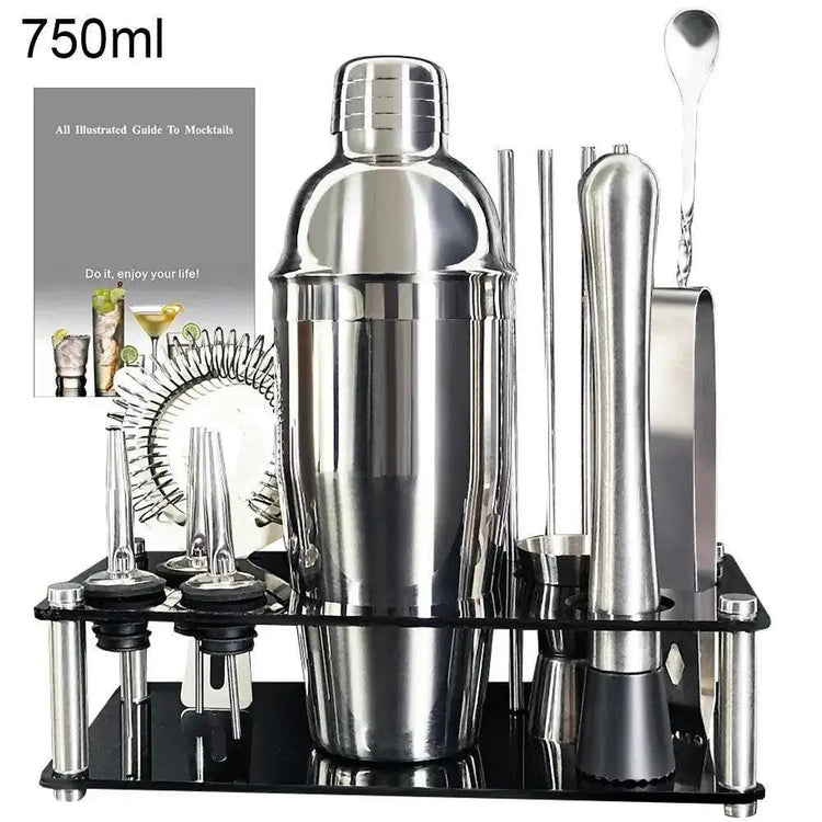 13-22Pcs Boston Cocktail Shaker Bar Tools - Alb3rt & Co.