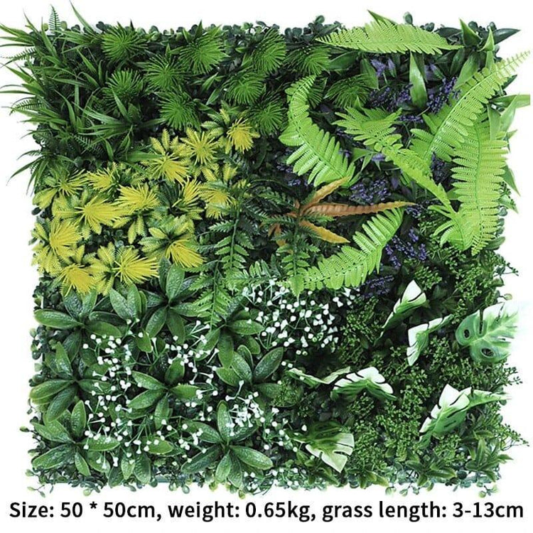 3D Artificial Plant Wall Panel Plastic - Alb3rt & Co.
