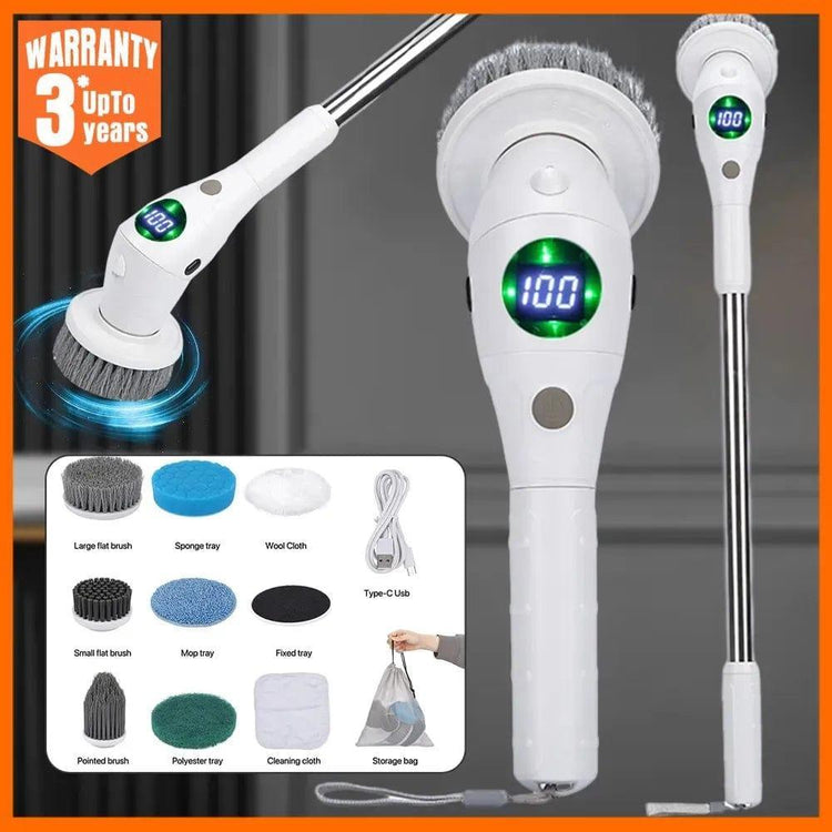 8-in-1 Multifunctional Electric Cleaning Brush - Alb3rt & Co.