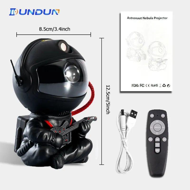 Alb3rt & Co. No-Music 2 Kids Star DIY Projector Night Light with Remote Control 360 Adjustable Design Astronaut Nebula Galaxy Lighting for Children