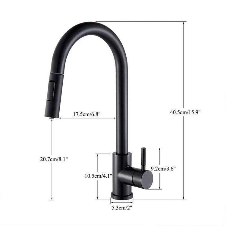 Alb3rt & Co. Kitchen Faucet Flexible Pull Out