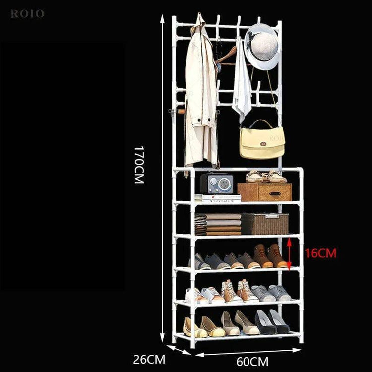 Alb3rt & Co. W5-60 Multi-Layer Shoe Rack DIY Clothes Hanger