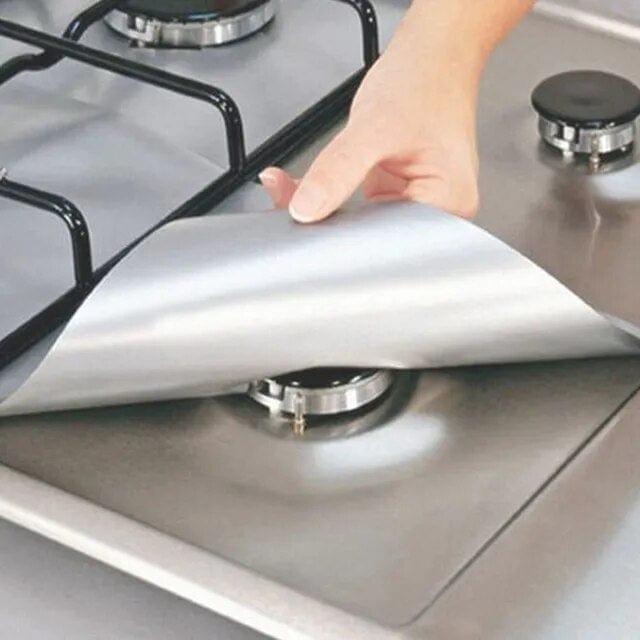 Alb3rt & Co. Reusable Foil Gas Hob 4 pcs