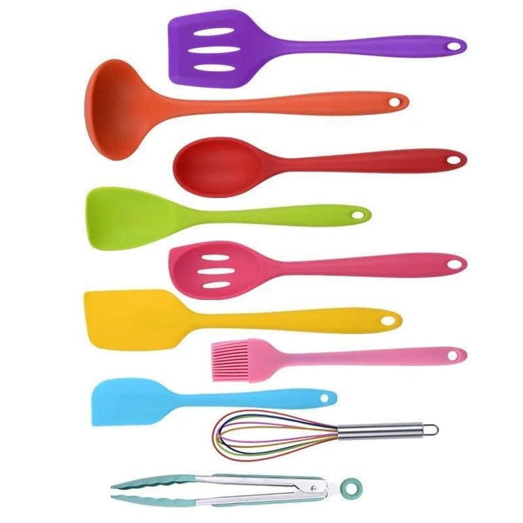 Alb3rt store polychrome Silicone Cookware Set-Kitchen Cooking Tools