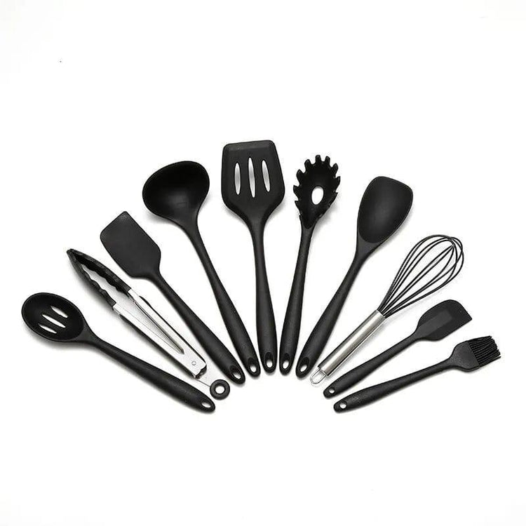 Alb3rt store black Silicone Cookware Set-Kitchen Cooking Tools