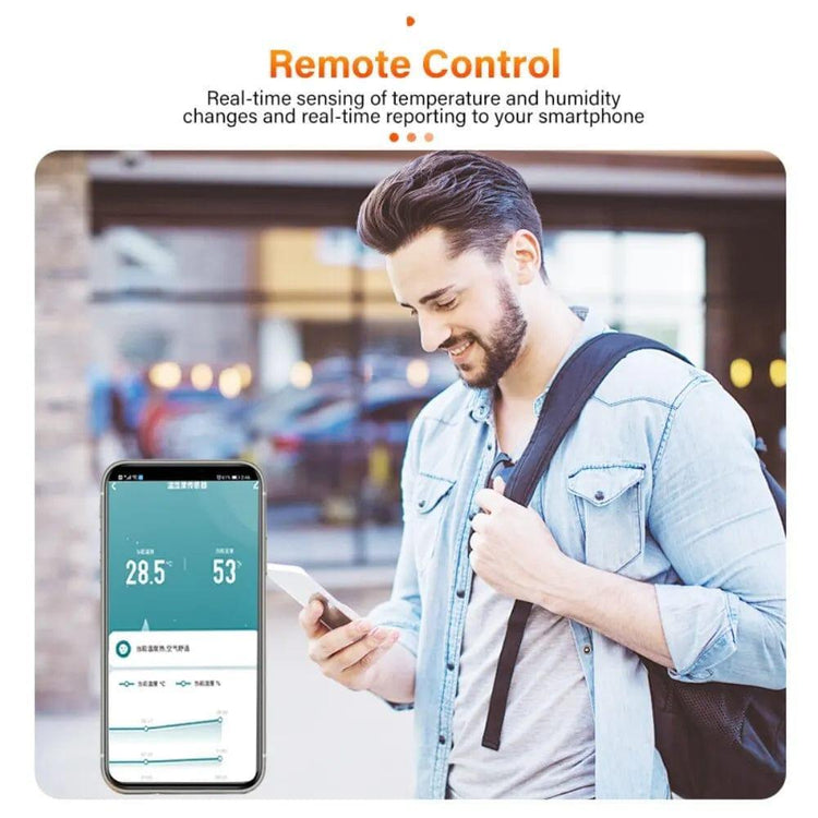 Alb3rt & Co. Tuya ZigBee/WiFi Smart Temperature And Humidity Sensor Battery Powered Smart Home Security Work With Alexa Google Home