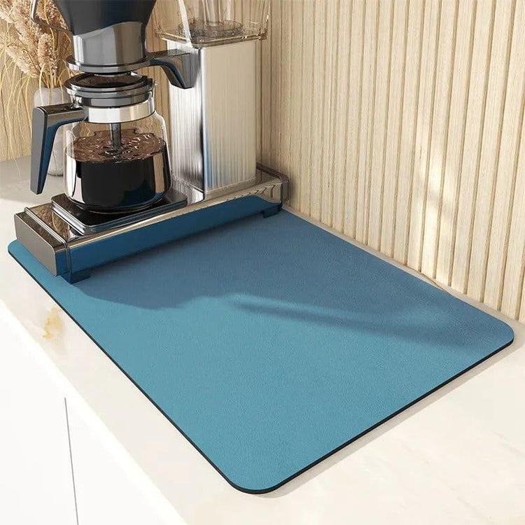 Alb3rt store Green / 20X30CM Super Absorbent Large Kitchen Absorbent Mat Antiskid Draining Coffee Dish Drying Mat Quick Dry Bathroom Drain Pad Tableware Mat