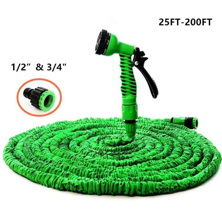 Alb3rt & Co. Green / 175ft Magic Garden Hose Reels For Watering Flexible Expandable Water Hose Pipe Extendable Car Wash EU/US Connector 25FT-200FT