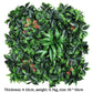 3D Artificial Plant Wall Panel Plastic - Alb3rt & Co.