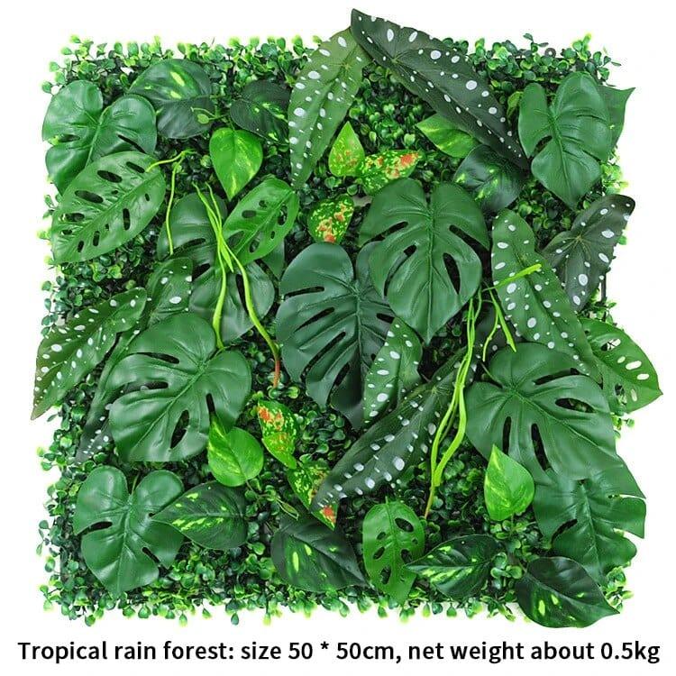 3D Artificial Plant Wall Panel Plastic - Alb3rt & Co.