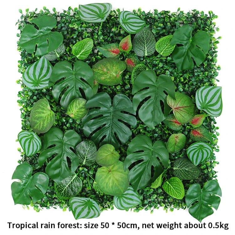 3D Artificial Plant Wall Panel Plastic - Alb3rt & Co.