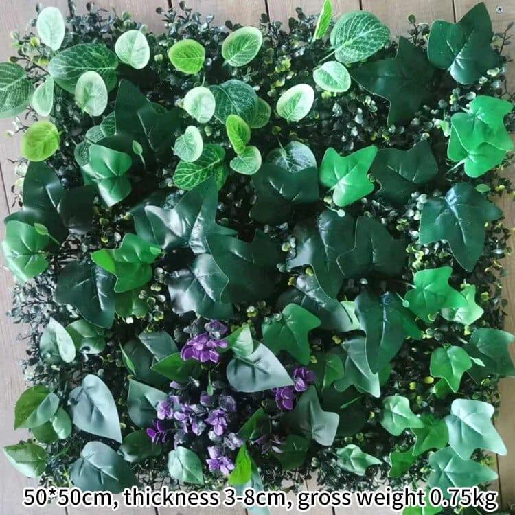 3D Artificial Plant Wall Panel Plastic - Alb3rt & Co.