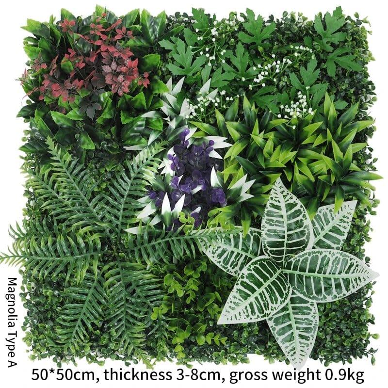 3D Artificial Plant Wall Panel Plastic - Alb3rt & Co.