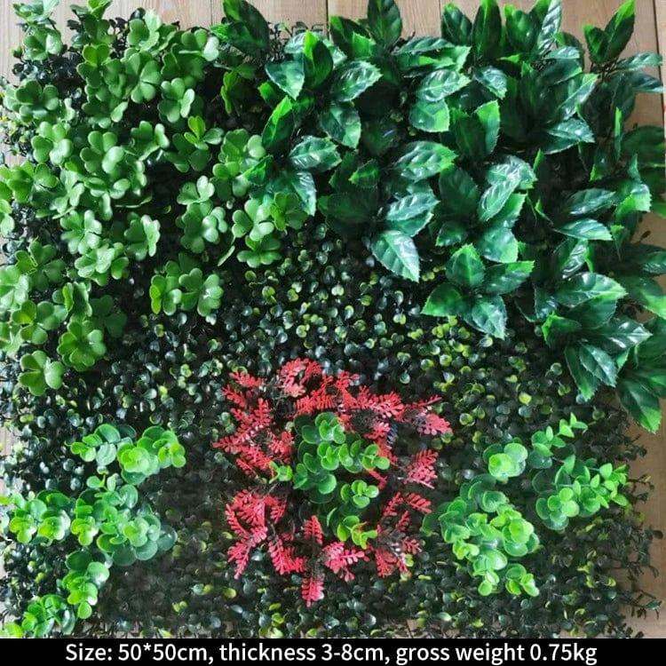 3D Artificial Plant Wall Panel Plastic - Alb3rt & Co.