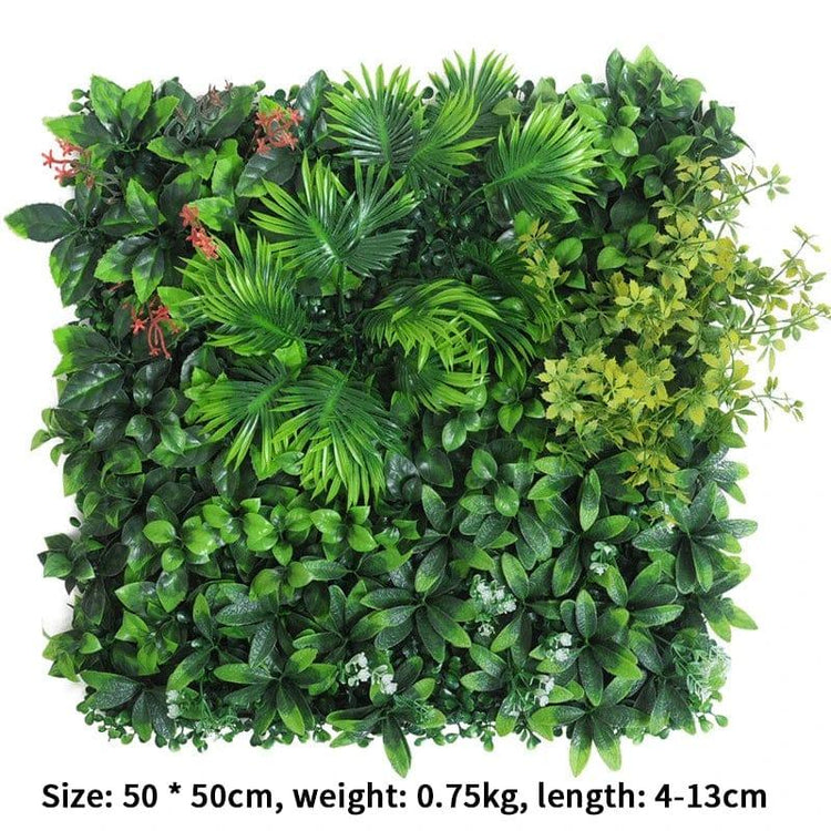 3D Artificial Plant Wall Panel Plastic - Alb3rt & Co.