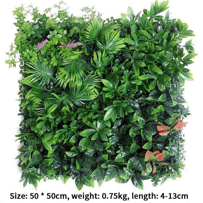 3D Artificial Plant Wall Panel Plastic - Alb3rt & Co.