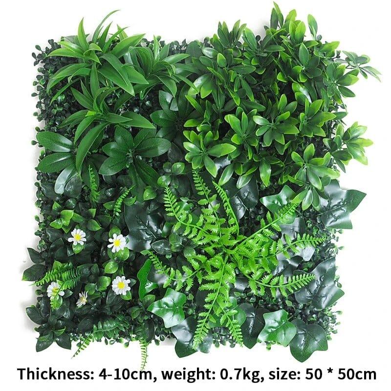 3D Artificial Plant Wall Panel Plastic - Alb3rt & Co.