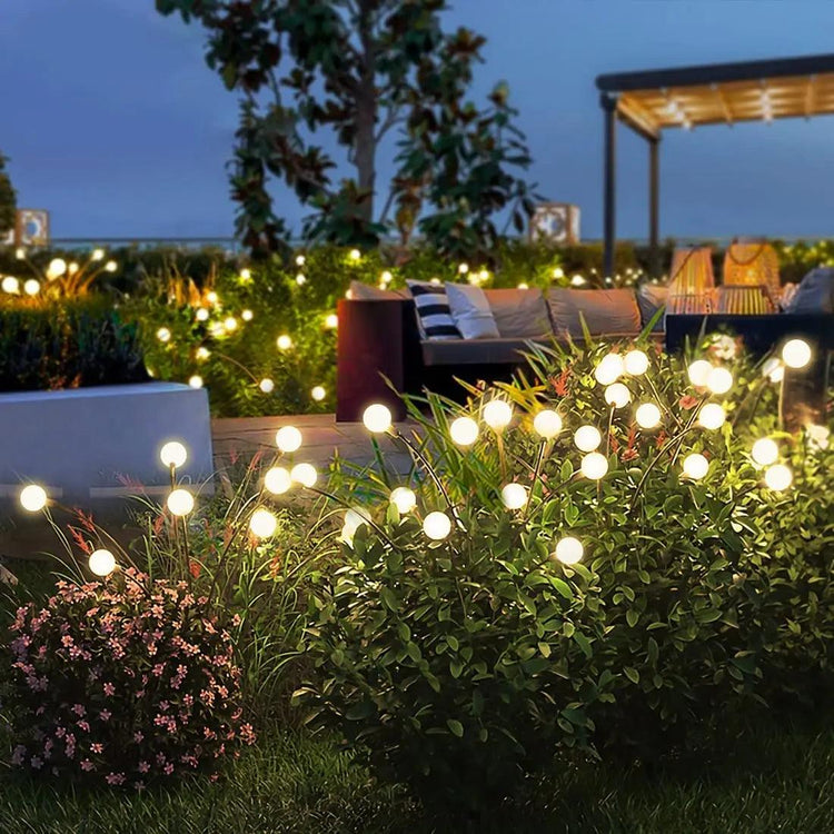 8 LED Solar Garden Lights Powered Firefly Lights - Alb3rt & Co.