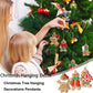 Christmas Gingerbread Man Ornaments – 6/11/12 Pcs Set for Holiday Tree & New Year Decorations