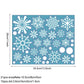 36pcs White Snowflake Christmas Wall & Window Stickers – Holiday Decorations for Home & New Year 2024