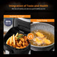 Air Fryer, 8QT Airfryer Oven with Viewing Window Oil less Cooker with Digital Display 8 Cooking Pre-set Dishes programs