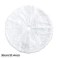 78/90/122cm Christmas Tree Skirt – White Plush Mat for Tree Base & New Year Home Decor