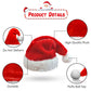 Christmas Santa Hat – Long Plush Holiday Red Hat for Adults & Kids, Unisex 2024 New Year Festive Party Supplies