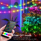 Smart Bluetooth LED Christmas Fairy String Lights – 5M/10M/20M Addressable Curtain Lights for Home & Party Decor