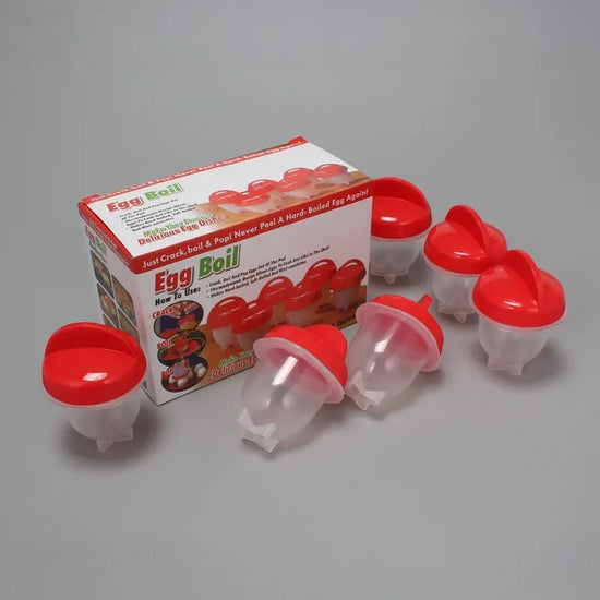 Egg Cooker Flexible Silicone Kitchen Boiled Pack Egg