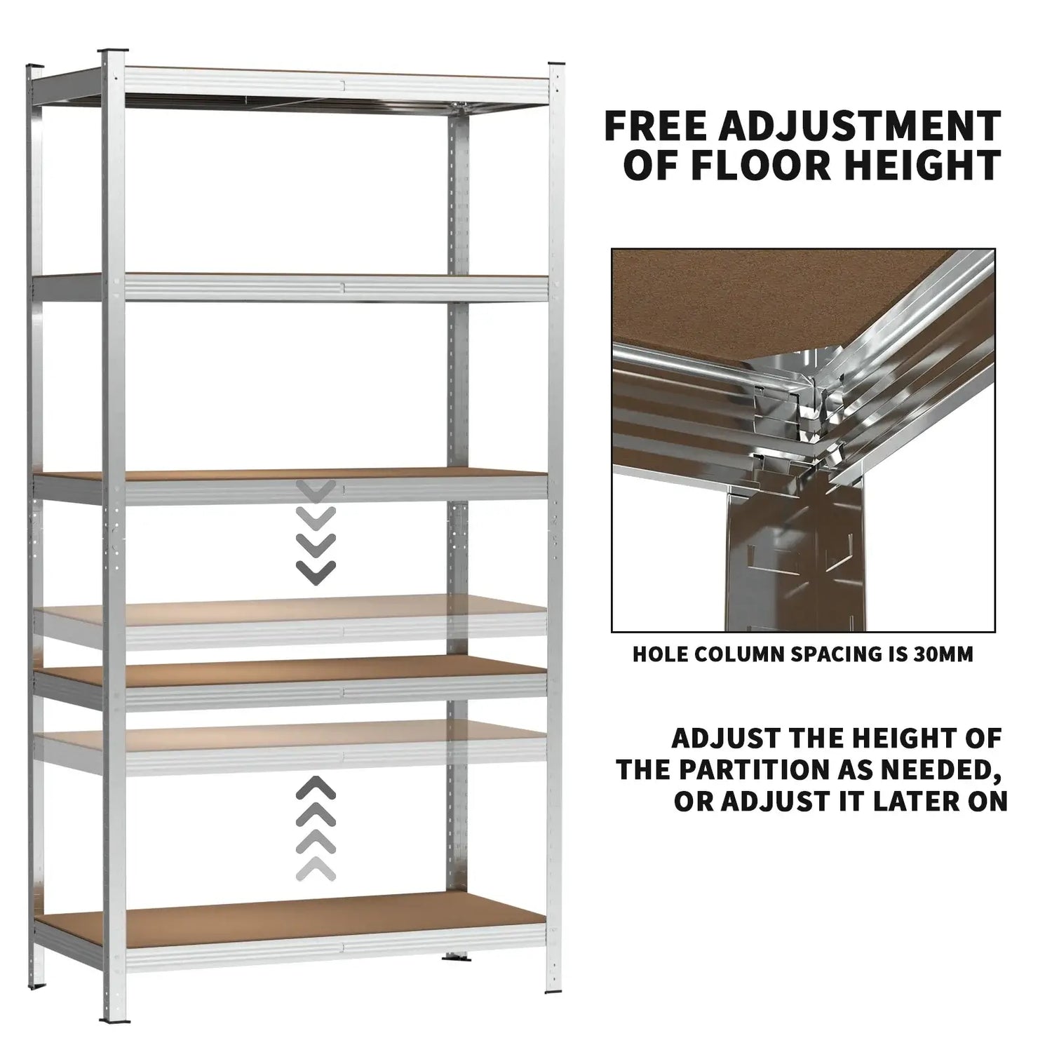 Shelving Unit for Garage Shed Storage-5 Tier Shelf Unit