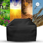 BBQ Cover Outdoor Dust Waterproof Weber Heavy Duty Grill Cover Rain Protective Outdoor Barbecue Cover Round