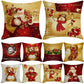 Christmas Cushion Cover – Merry Christmas Home Decorations for 2024, Navidad Noel Xmas Gifts & New Year 2025