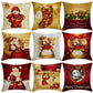 Christmas Cushion Cover – Merry Christmas Home Decorations for 2024, Navidad Noel Xmas Gifts & New Year 2025