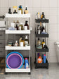 1pcs 3/4 Tier Rolling Utility Cart Bathroom Storage