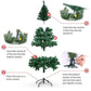 90cm-210cm PVC Green Christmas Tree – Artificial Indoor/Outdoor DIY Christmas Tree