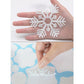 36pcs White Snowflake Christmas Wall & Window Stickers – Holiday Decorations for Home & New Year 2024