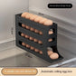 4-Tier Rolling Refrigerator Egg Storage Automatic Scrolling Egg Holder for Easy Kitchen