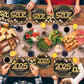 2025 New Year Black & Gold Disposable Tableware Set