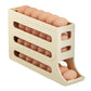 4-Tier Rolling Refrigerator Egg Storage Automatic Scrolling Egg Holder for Easy Kitchen