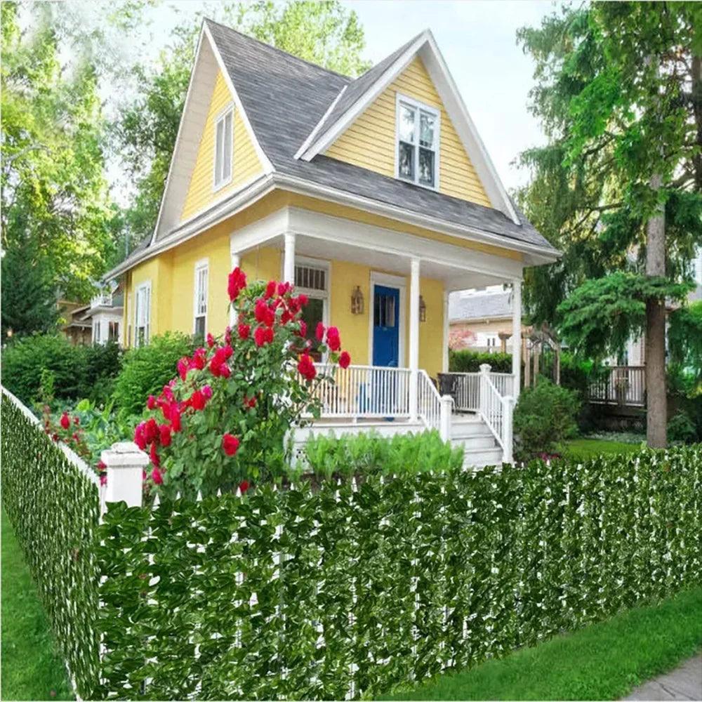 Artificial Ivy Hedge Green Leaf Fence - Alb3rt & Co.