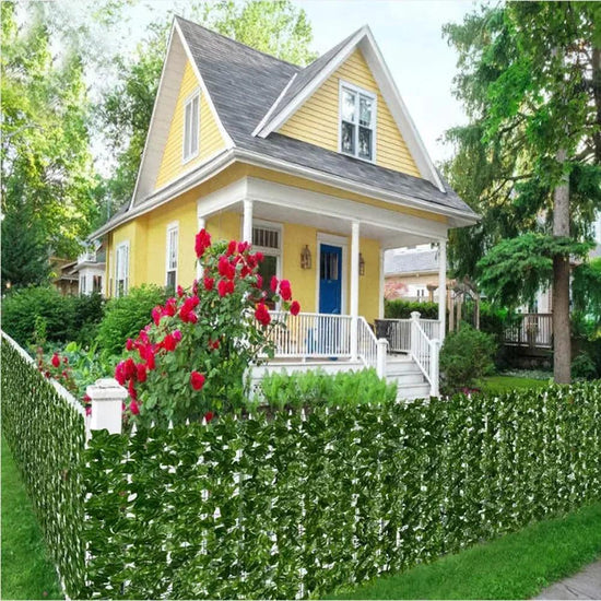 Artificial Ivy Hedge Green Leaf Fence - Alb3rt & Co.