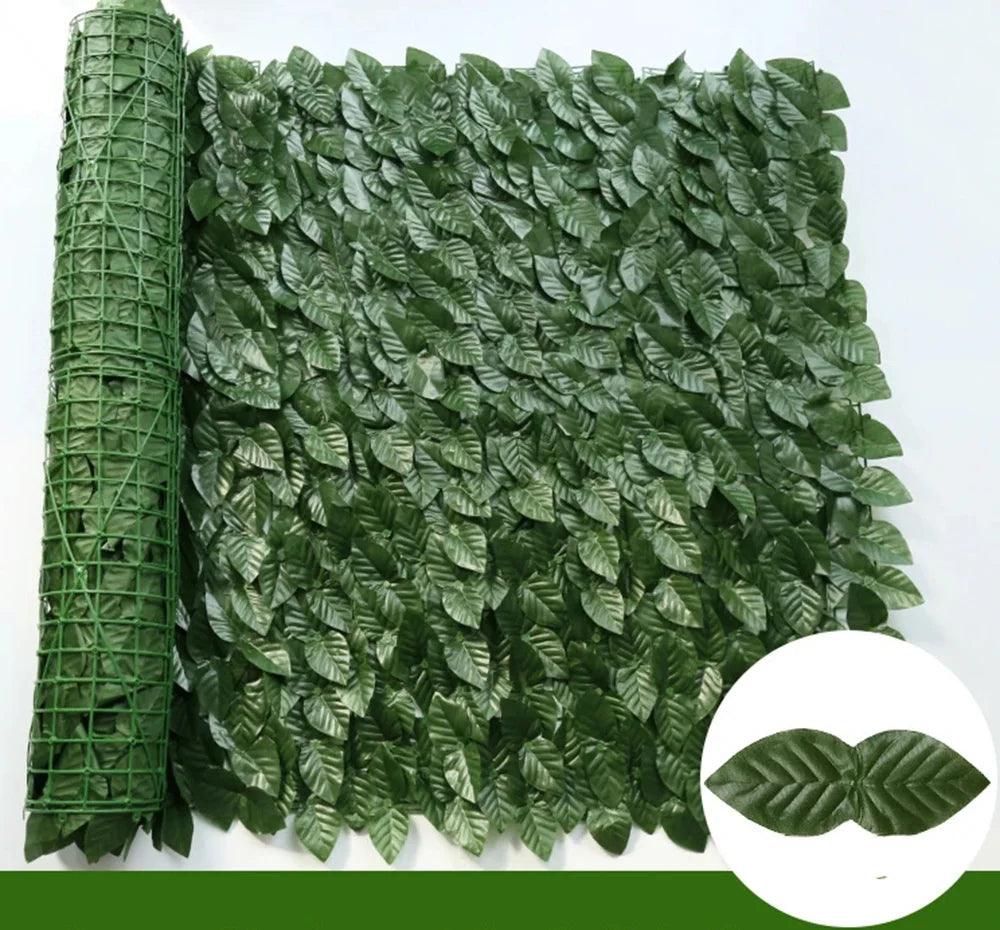 Artificial Ivy Hedge Green Leaf Fence - Alb3rt & Co.