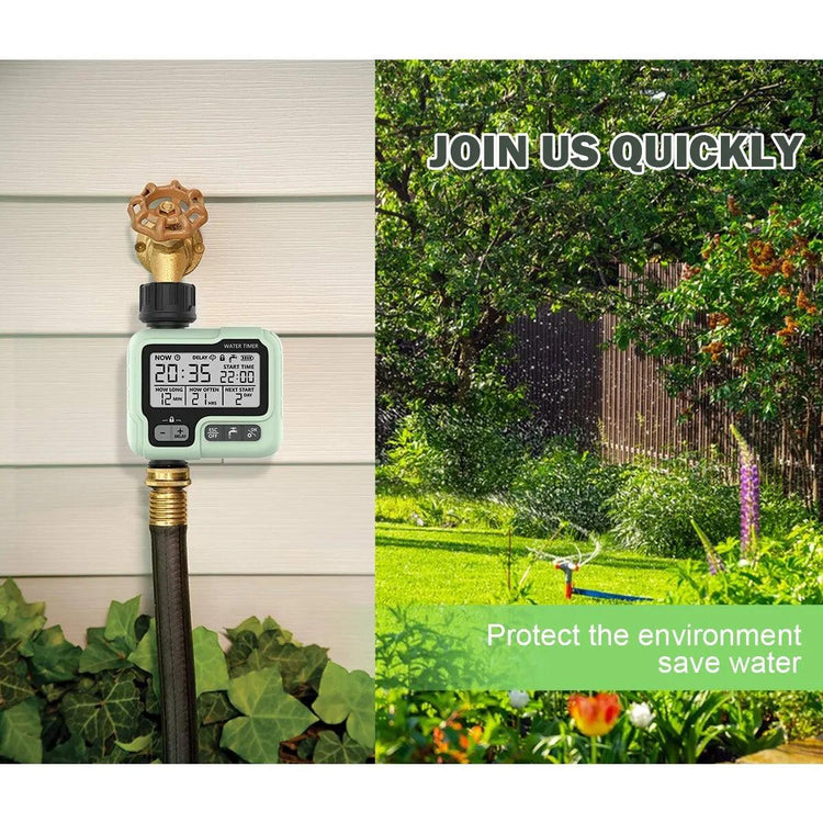 Automatic Water Timer Garden Digital Irrigation Machine Intelligent Sprinkler Used Outdoor HCT-322 - Alb3rt & Co.