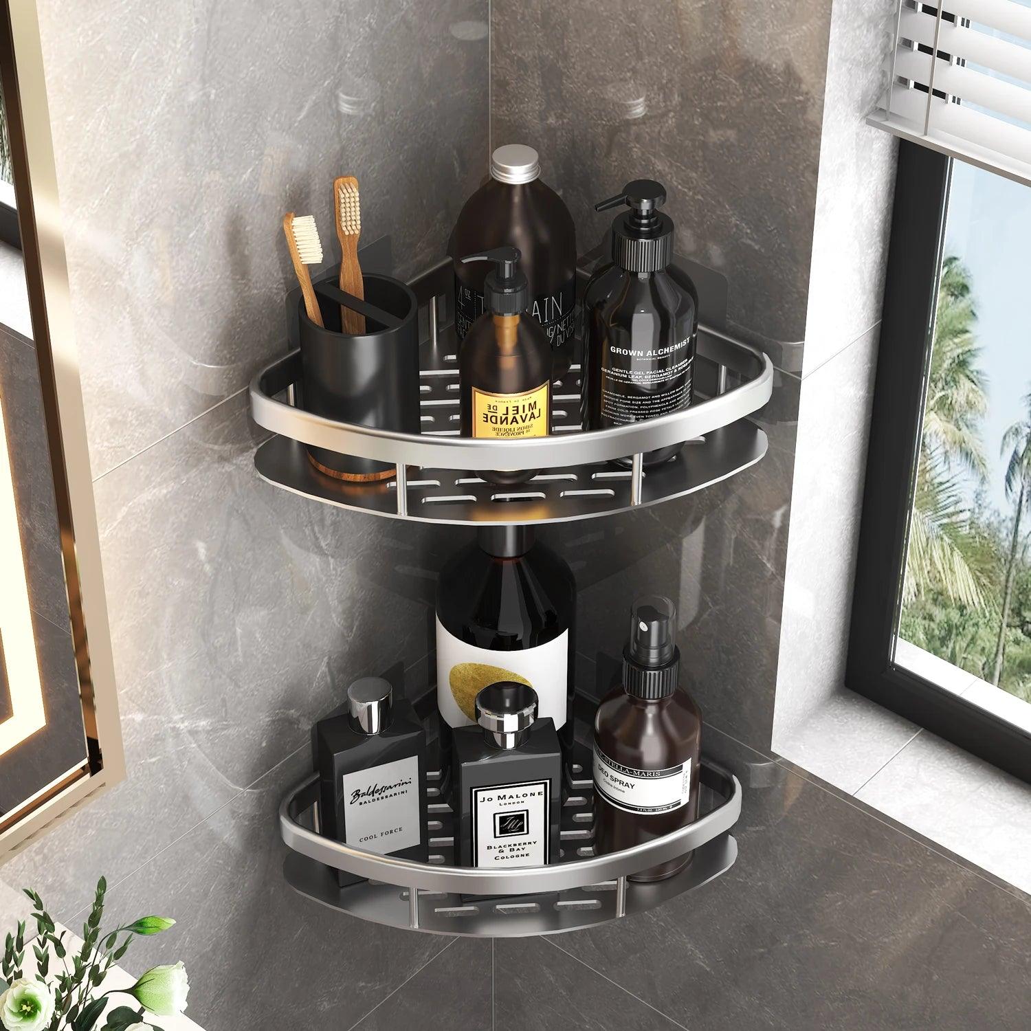 Bathroom Shelf Aluminium - Alb3rt & Co.