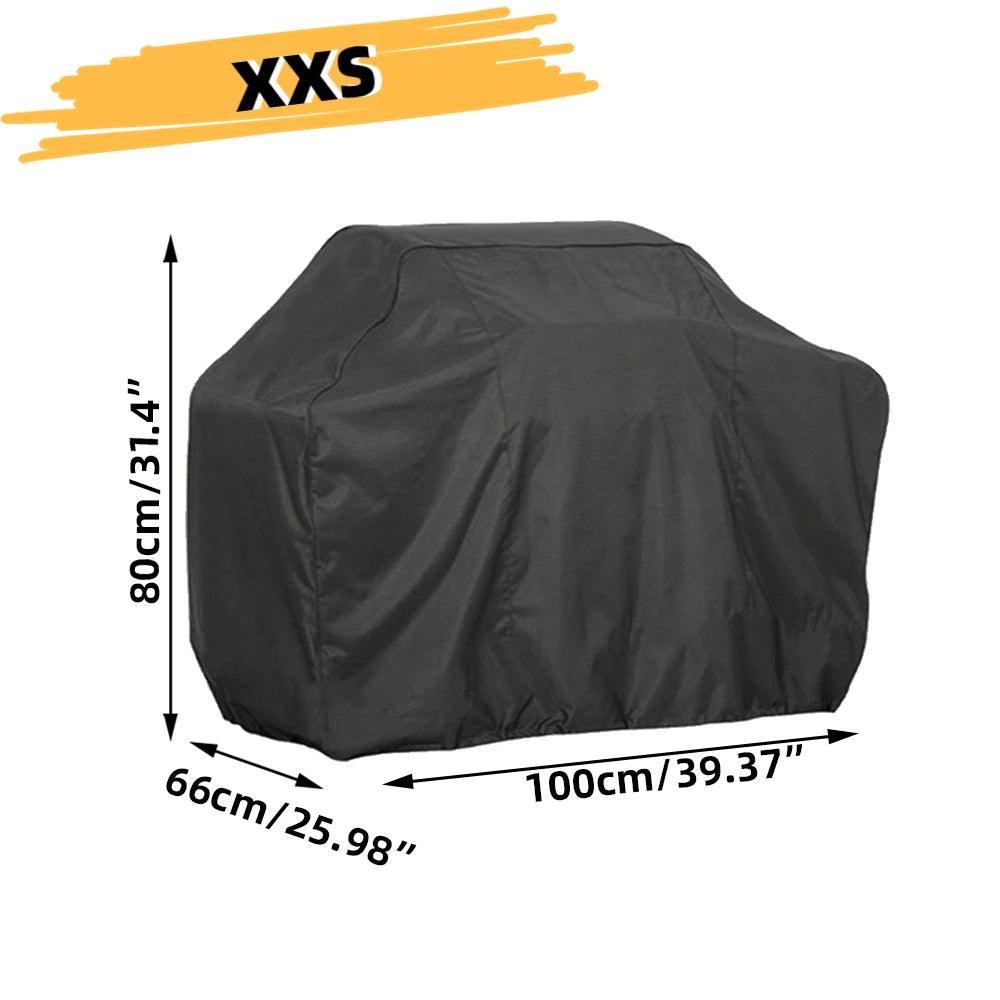 BBQ Cover Outdoor Dust Waterproof Weber Heavy Duty Grill Cover Rain Protective Outdoor Barbecue Cover Round - Alb3rt & Co.