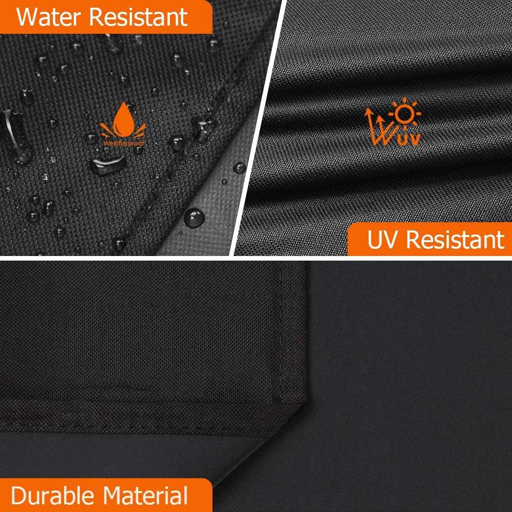 BBQ Cover Outdoor Dust Waterproof Weber Heavy Duty Grill Cover Rain Protective Outdoor Barbecue Cover Round - Alb3rt & Co.