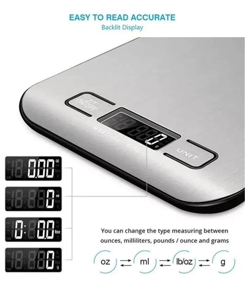 Alb3rt & Co. Digital Scale for kitchen