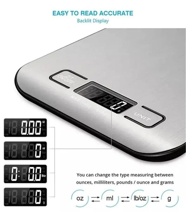 Alb3rt & Co. Digital Scale for kitchen