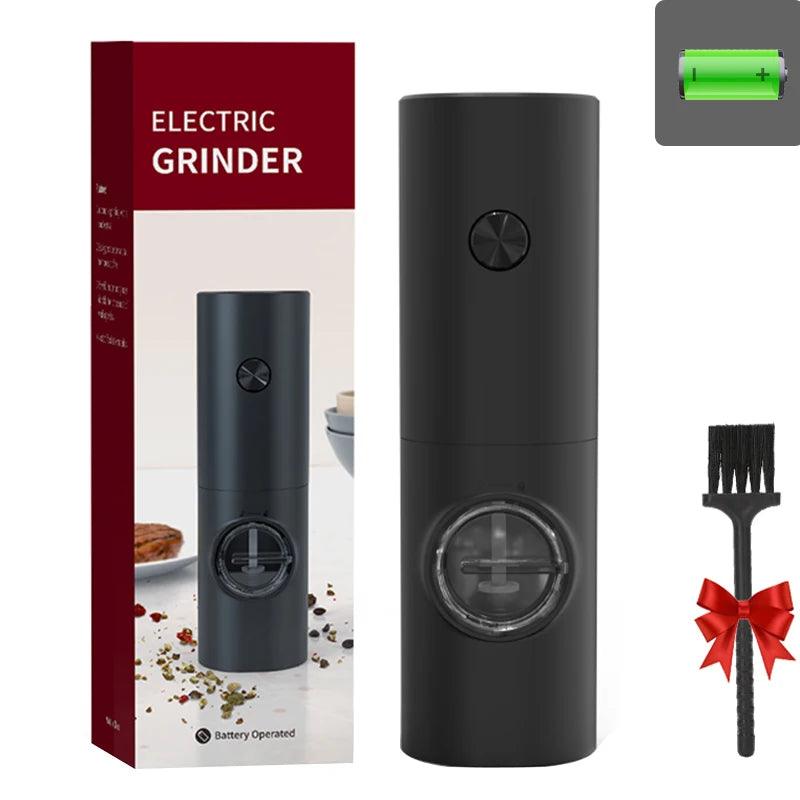 Electric Automatic Mill Pepper And Salt Grinder With LED Light Adjustable Coarseness - Alb3rt & Co.